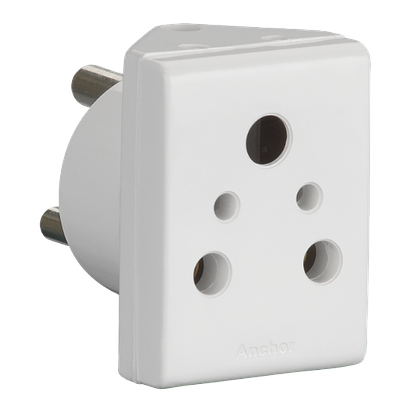 Anchor 16A Plug PilotMultiplug Adaptor / Top (White, 3166)