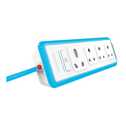 Anchor 16A Spike Guard Extension Board 4 Universal Socket 1 Switch (1.5 mtr, 22067)