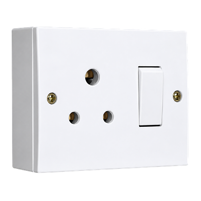 Anchor Penta 6A 2 in 1 SS Combined Switch with Box (38842)