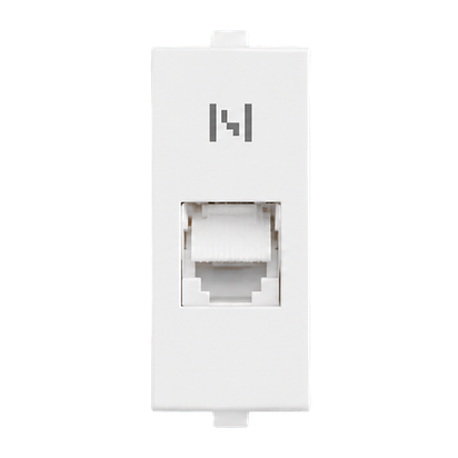 Anchor RJ11 Telephone Jack With Shutter (1 Module, 65610)