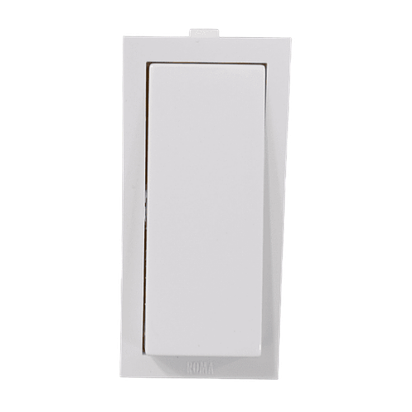 Anchor Roma 10A Electrical Modular Switch (White, 1 Way, 21011)