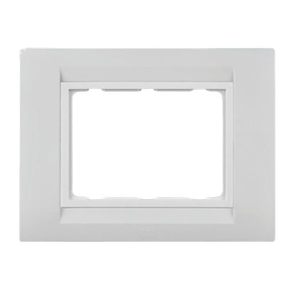 Anchor Roma Modular Tresa Glossy Plate / Electrical Frame (2 Module, 30227WH)