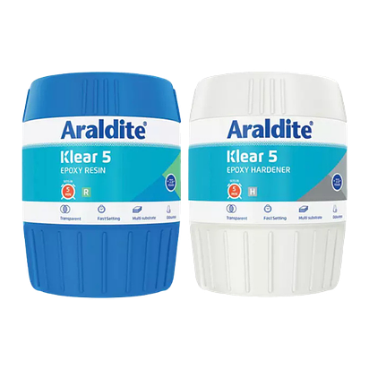 Araldite Klear 5 Epoxy Resin Adhesive Set ((Resin 540g + Hardener 540g) 1.8kg)