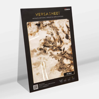 Versasheet Book Match Marble Sheet - Symmetric Marble Look (Per Sqft)
