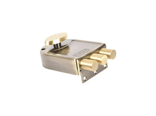 Europa Main Door Lock Antique Brass/Nickel Steel Delhi | ₹2,634