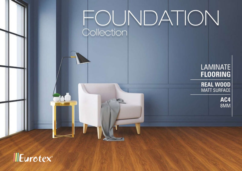 Eurotex Foundation 8mm Laminate Flooring Delhi | ₹3,020/box
