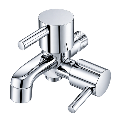 Long Body 2-in-1 Garden Tap Bib Cock (4507)