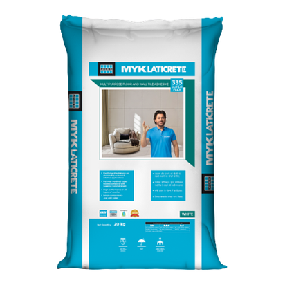 MYK Laticrete 335 Super Flex Tile Adhesive (20 kg, White)