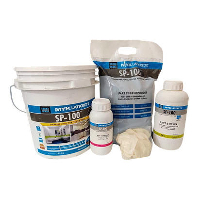 MYK Laticrete SP-100 Epoxy Tile Grout For Floor & Wall (Resin Kit + Filler Powder) (5 kg, Mocha)