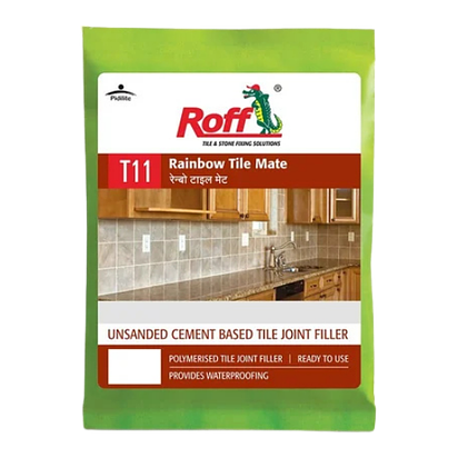 Roff T11 Rainbow Tile Mate Cement Tile Joint Filler (1 kg, Ivory)