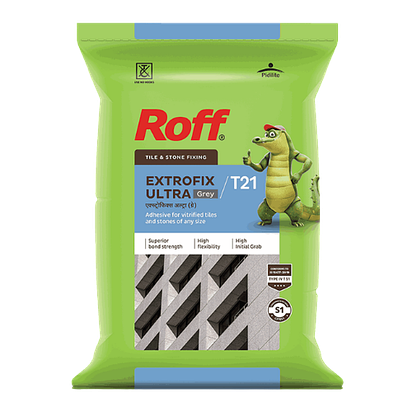 Roff T21 Extrofix Ultra Tile Adhesive (20 kg, Grey)